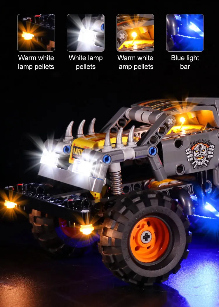 LED Light Kit for Monster Jam Max-D 42119 - Technic