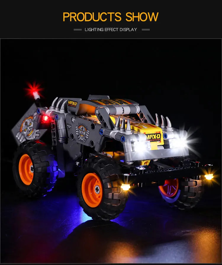 LED Light Kit for Monster Jam Max-D 42119 - Technic