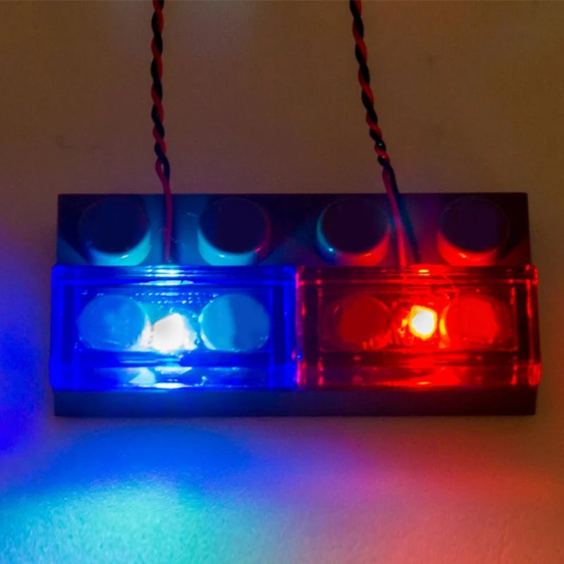 LED Light Accessories For DIY Building Blocks Models Compatible Lamp Battery Box Colorful Dot Lights