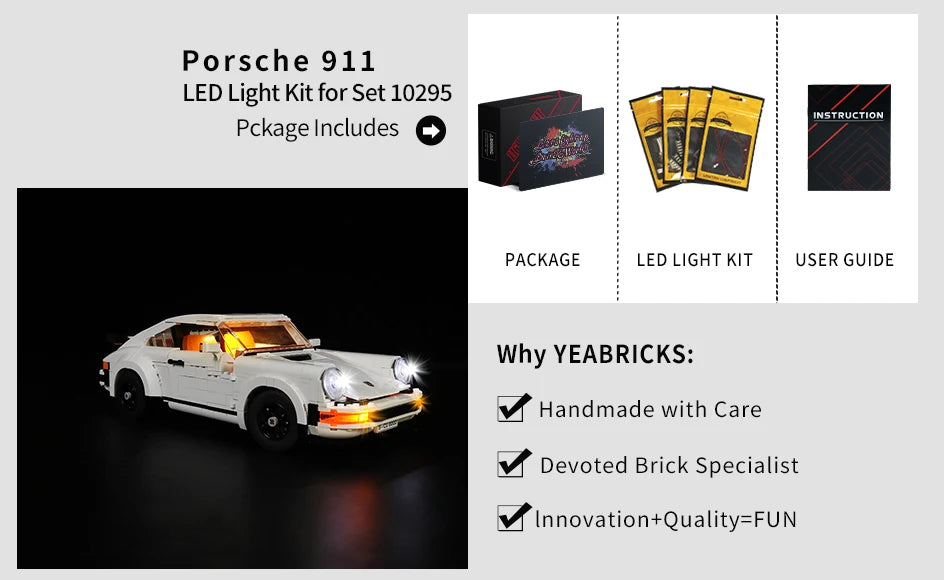 LED kit for Porsche 911 10295 - icons