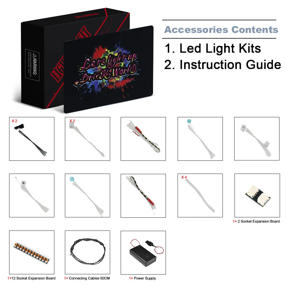 LED Light Kit for Wildflower Bouquet 10313 Botanic