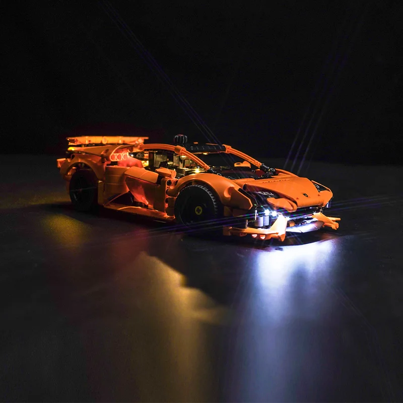 LED Light Kit for Lamborghini Huracán Orange 42196 Technic™