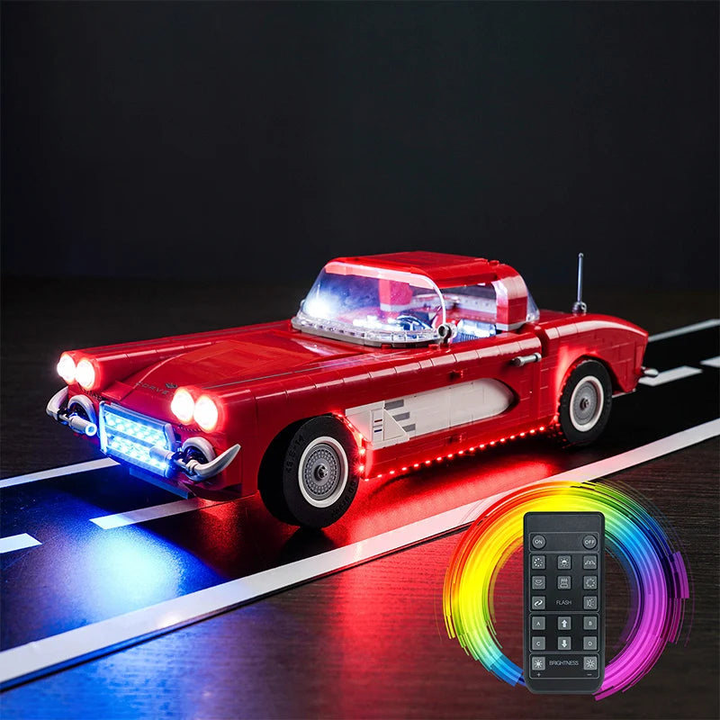 LED Light Kit for Corvette 10321 - LEGO Icons