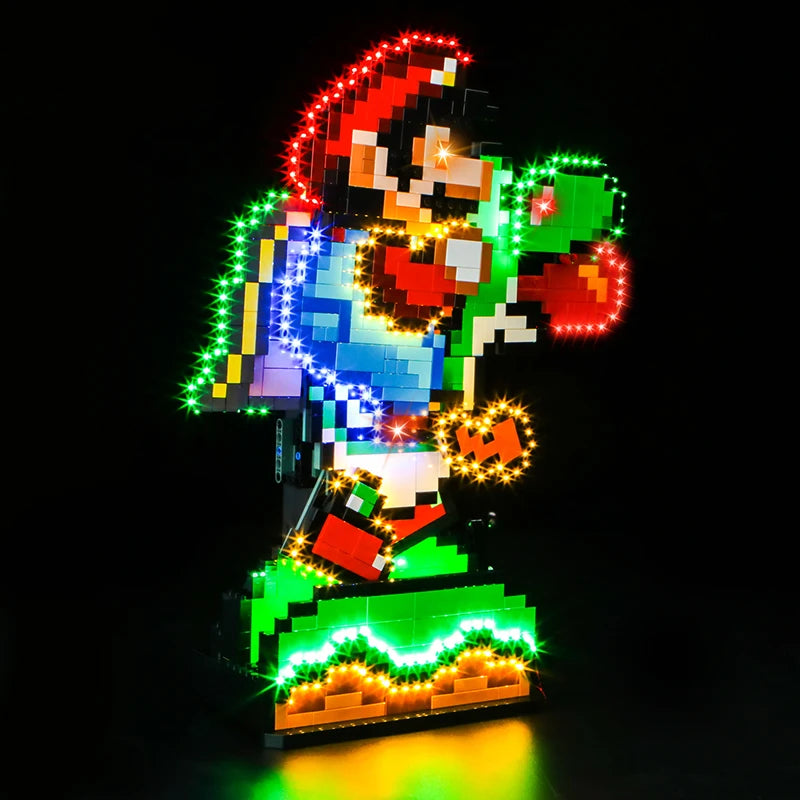 LED light kit for Super Mario World: Mario&Yoshi - 71438